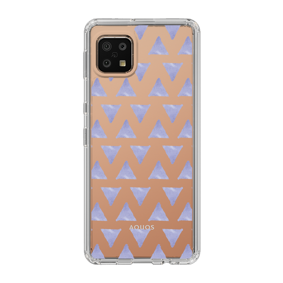 Slim Protection Case［ Original - Favorite Color Triangle - Purple ］