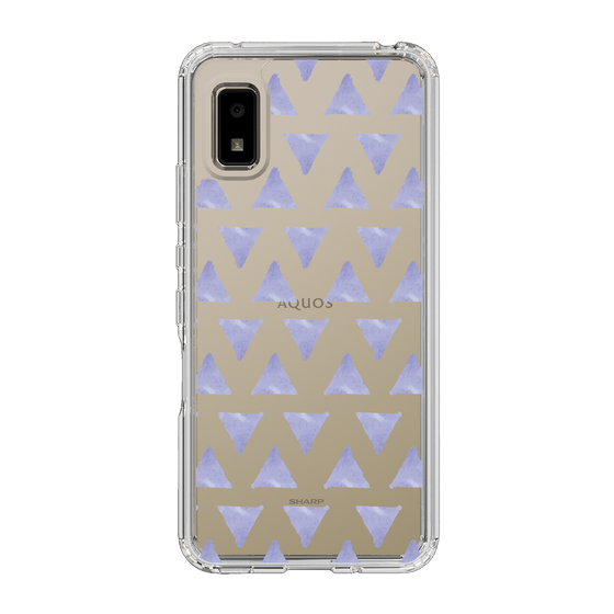 Slim Protection Case［ Original - Favorite Color Triangle - Purple ］