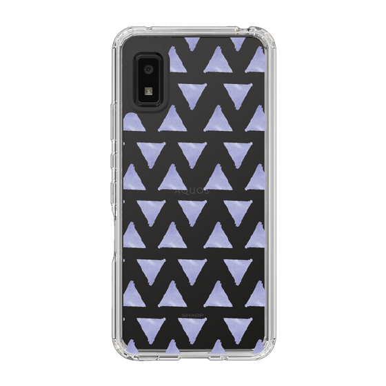 Slim Protection Case［ Original - Favorite Color Triangle - Purple ］