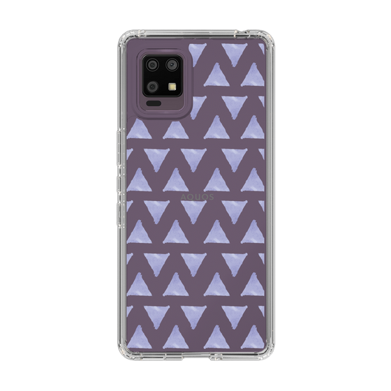 Slim Protection Case［ Original - Favorite Color Triangle - Purple ］