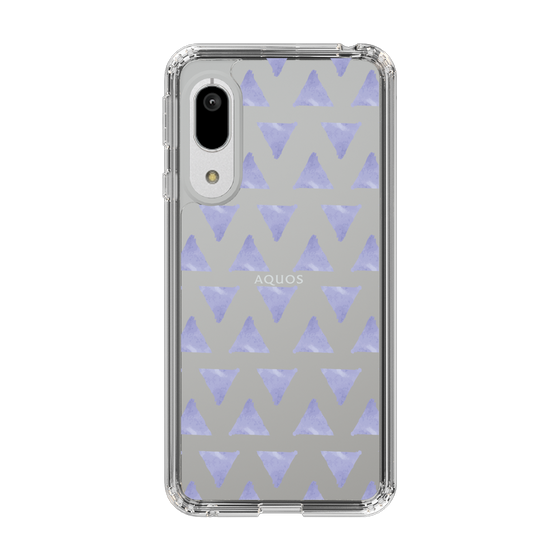 Slim Protection Case［ Original - Favorite Color Triangle - Purple ］