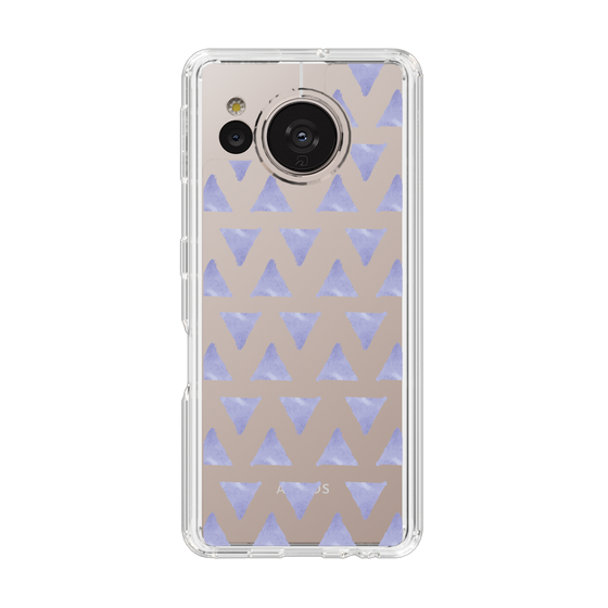 Slim Protection Case［ Original - Favorite Color Triangle - Purple ］