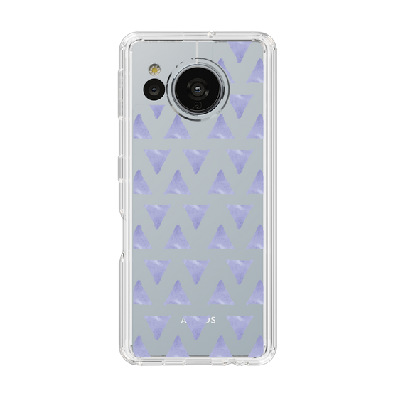 Slim Protection Case［ Original - Favorite Color Triangle - Purple ］