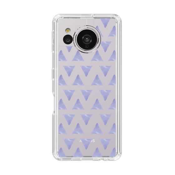 Slim Protection Case［ Original - Favorite Color Triangle - Purple ］