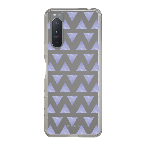 Slim Protection Case［ Original - Favorite Color Triangle - Purple ］