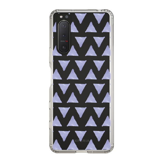 Slim Protection Case［ Original - Favorite Color Triangle - Purple ］