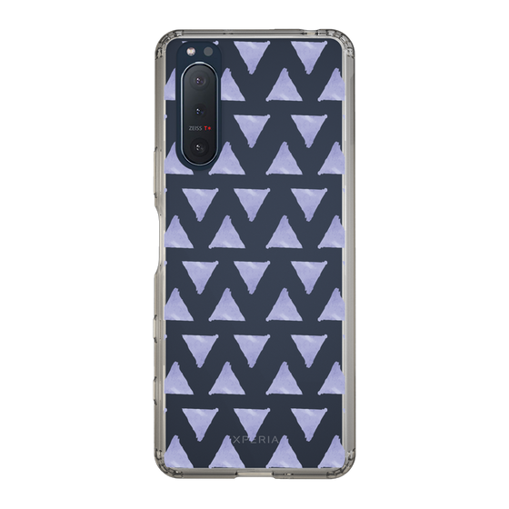 Slim Protection Case［ Original - Favorite Color Triangle - Purple ］