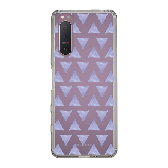 Slim Protection Case［ Original - Favorite Color Triangle - Purple ］