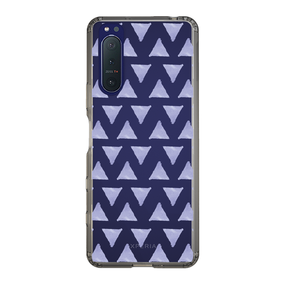 Slim Protection Case［ Original - Favorite Color Triangle - Purple ］