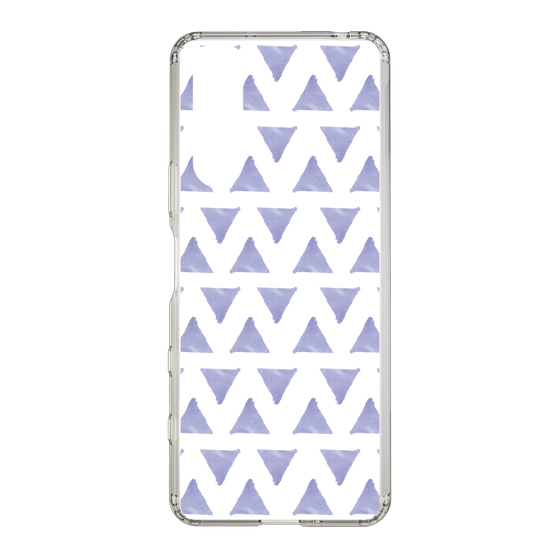 Slim Protection Case［ Original - Favorite Color Triangle - Purple ］