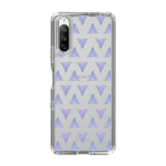 Slim Protection Case［ Original - Favorite Color Triangle - Purple ］