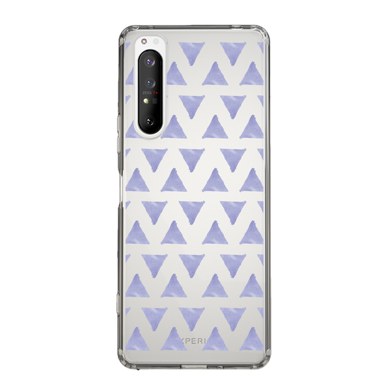 Slim Protection Case［ Original - Favorite Color Triangle - Purple ］