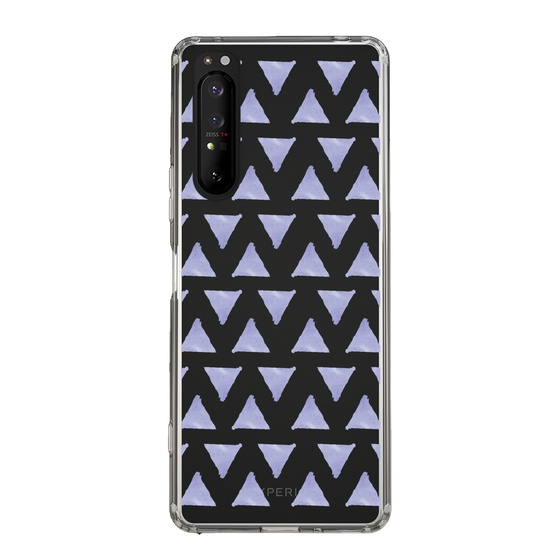 Slim Protection Case［ Original - Favorite Color Triangle - Purple ］