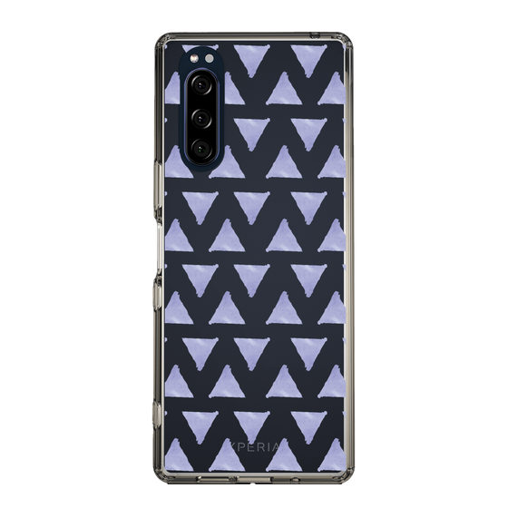 Slim Protection Case［ Original - Favorite Color Triangle - Purple ］