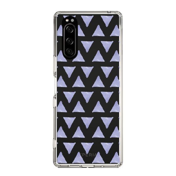 Slim Protection Case［ Original - Favorite Color Triangle - Purple ］