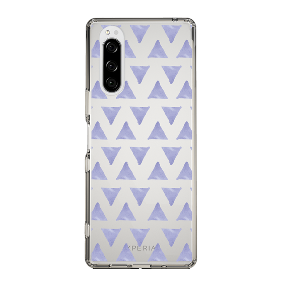 Slim Protection Case［ Original - Favorite Color Triangle - Purple ］