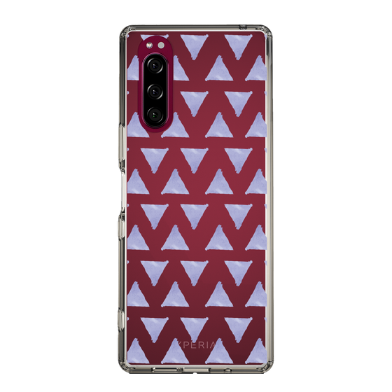 Slim Protection Case［ Original - Favorite Color Triangle - Purple ］