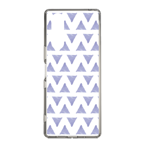 Slim Protection Case［ Original - Favorite Color Triangle - Purple ］
