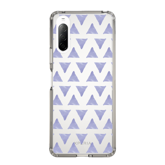 Slim Protection Case［ Original - Favorite Color Triangle - Purple ］