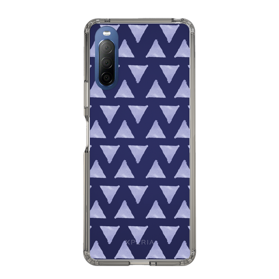 Slim Protection Case［ Original - Favorite Color Triangle - Purple ］