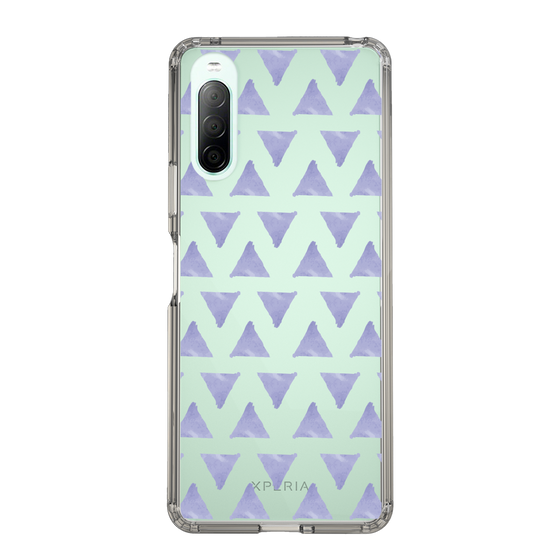 Slim Protection Case［ Original - Favorite Color Triangle - Purple ］