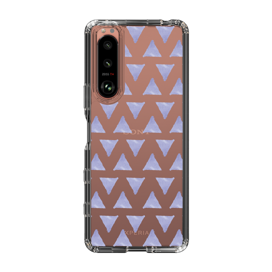 Slim Protection Case［ Original - Favorite Color Triangle - Purple ］
