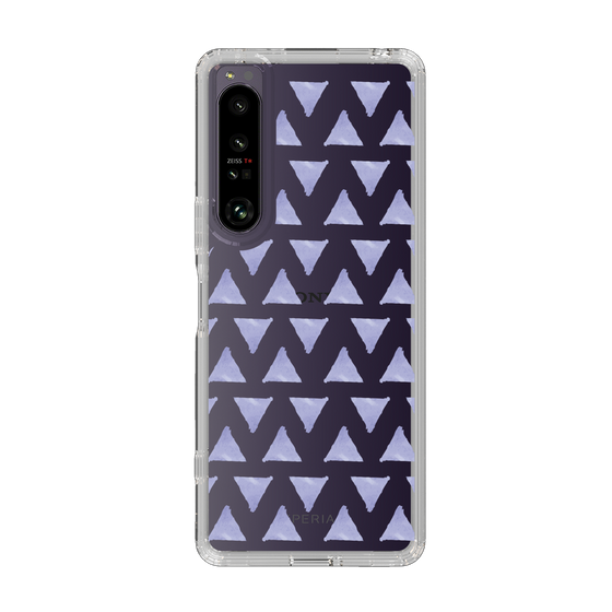 Slim Protection Case［ Original - Favorite Color Triangle - Purple ］