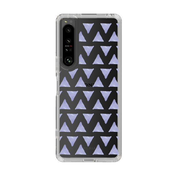 Slim Protection Case［ Original - Favorite Color Triangle - Purple ］