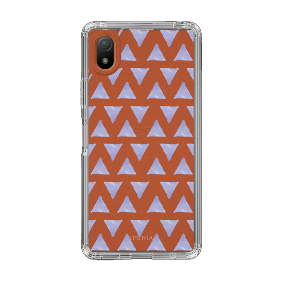 Slim Protection Case［ Original - Favorite Color Triangle - Purple ］