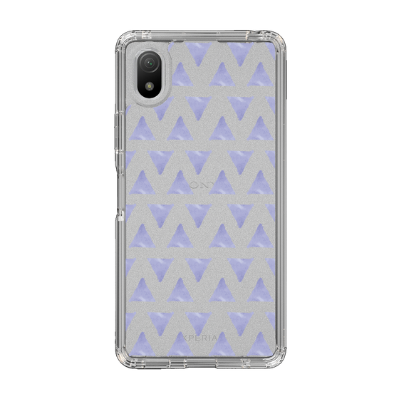 Slim Protection Case［ Original - Favorite Color Triangle - Purple ］