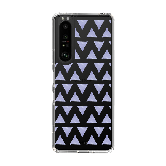 Slim Protection Case［ Original - Favorite Color Triangle - Purple ］