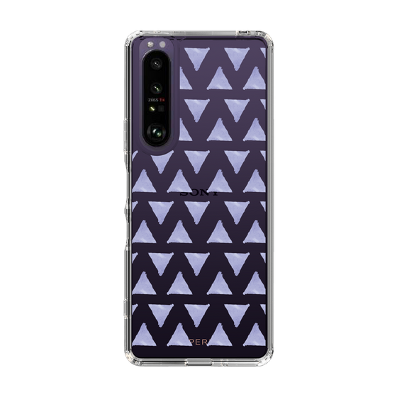 Slim Protection Case［ Original - Favorite Color Triangle - Purple ］