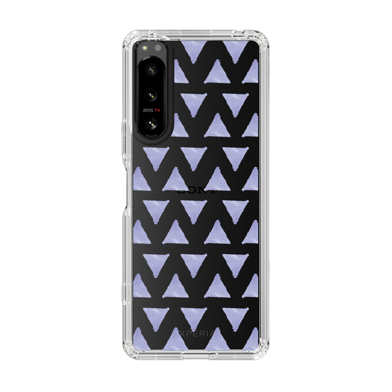 Slim Protection Case［ Original - Favorite Color Triangle - Purple ］