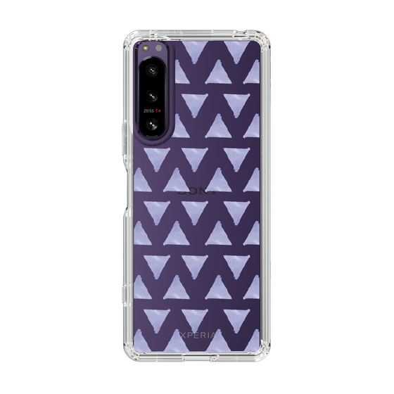 Slim Protection Case［ Original - Favorite Color Triangle - Purple ］