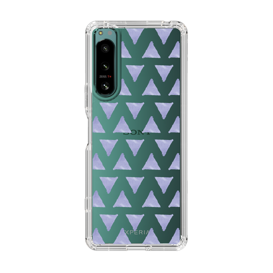 Slim Protection Case［ Original - Favorite Color Triangle - Purple ］