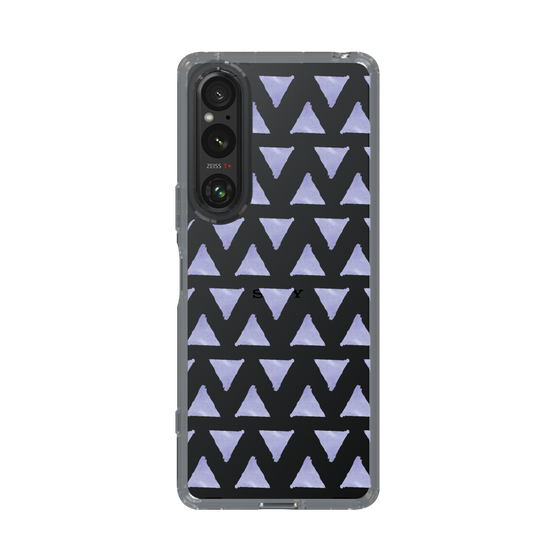 Slim Protection Case［ Original - Favorite Color Triangle - Purple ］