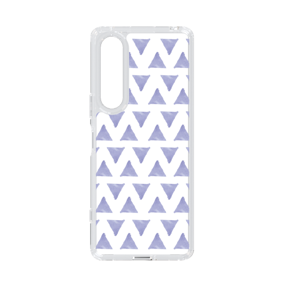 Slim Protection Case［ Original - Favorite Color Triangle - Purple ］