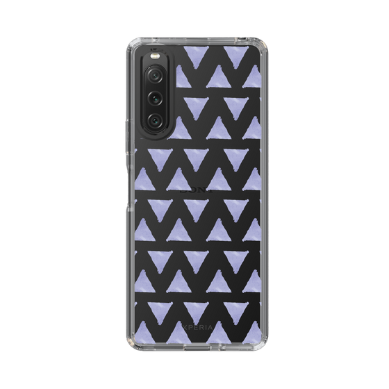 Slim Protection Case［ Original - Favorite Color Triangle - Purple ］