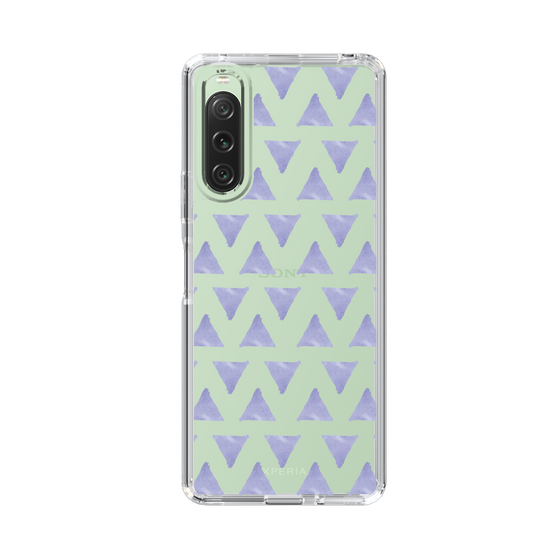 Slim Protection Case［ Original - Favorite Color Triangle - Purple ］