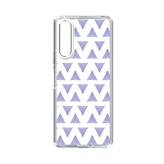 Slim Protection Case［ Original - Favorite Color Triangle - Purple ］