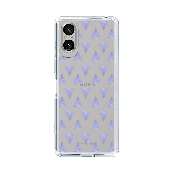 Slim Protection Case［ Original - Favorite Color Triangle - Purple ］