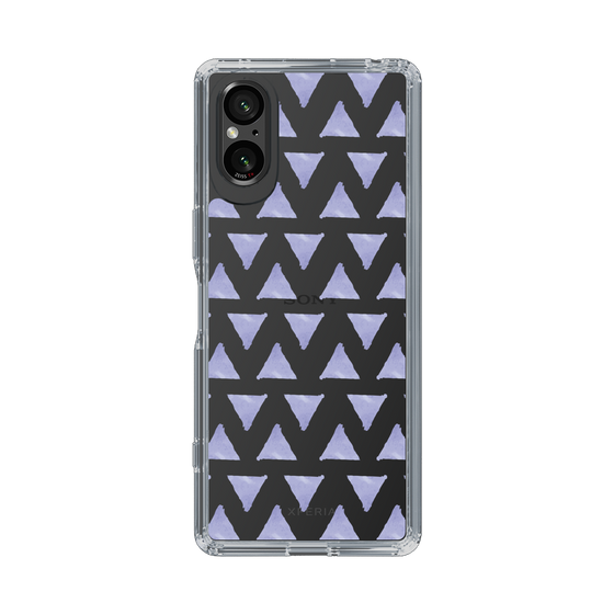 Slim Protection Case［ Original - Favorite Color Triangle - Purple ］