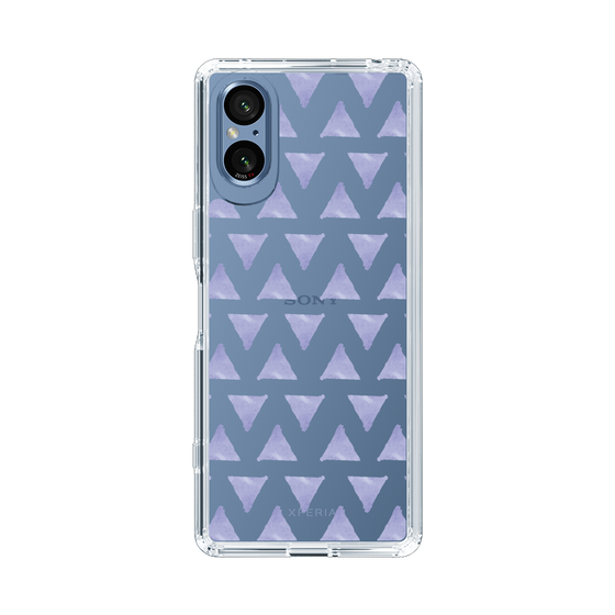 Slim Protection Case［ Original - Favorite Color Triangle - Purple ］