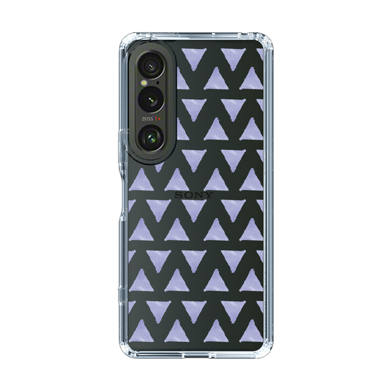 Slim Protection Case［ Original - Favorite Color Triangle - Purple ］