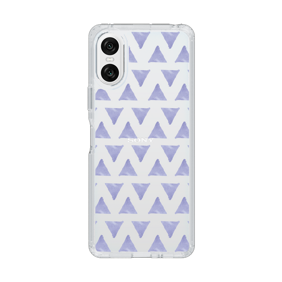 Slim Protection Case［ Original - Favorite Color Triangle - Purple ］