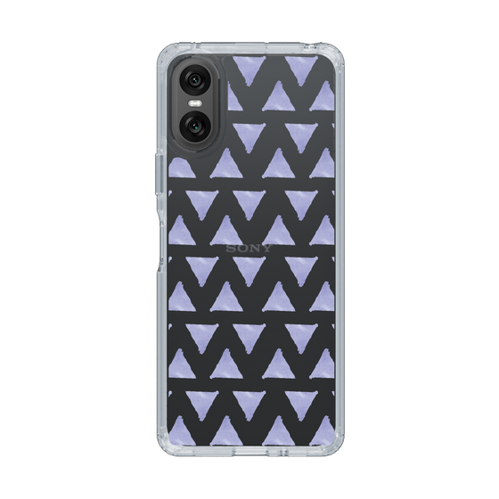 Slim Protection Case［ Original - Favorite Color Triangle - Purple ］