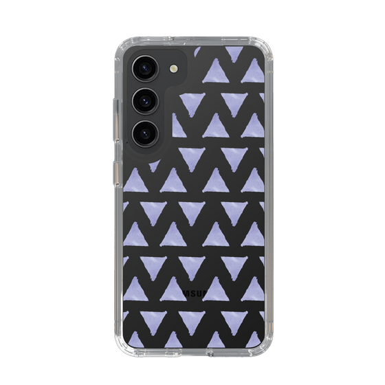 Slim Protection Case［ Original - Favorite Color Triangle - Purple ］
