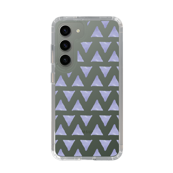 Slim Protection Case［ Original - Favorite Color Triangle - Purple ］