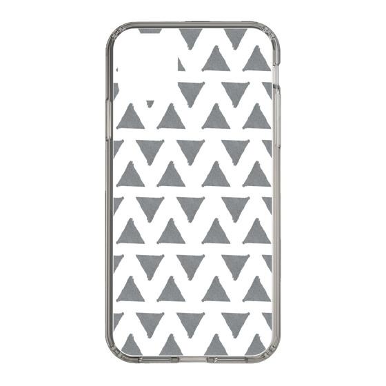 Slim Protection Case［ Original - Favorite Color Triangle - Black ］