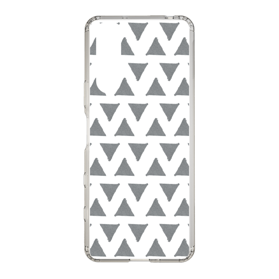 Slim Protection Case［ Original - Favorite Color Triangle - Black ］